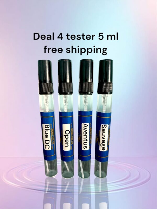 deal 4 tester 5ml free shipping