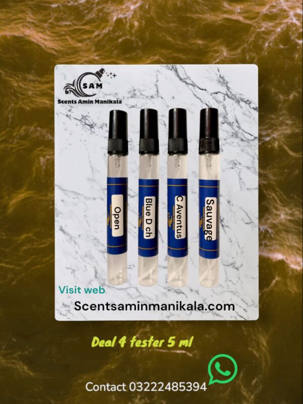 deal 4 tester 5ml free shipping